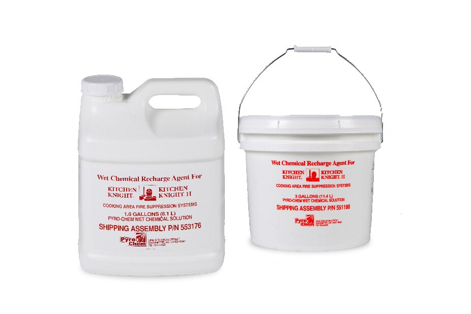 Wet Chemical Extinguishing Agent and Accessories